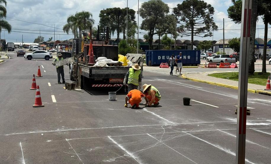 Ceasa Paraná entra na reta final das obras viárias na Unidade de Curitiba