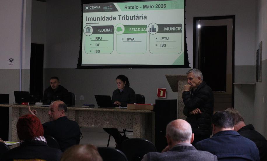 Ceasa Curitiba e Sindaruc alinham gestão ambiental, ISO 14001, imunidade tributária e regras societárias em reunião de rateio