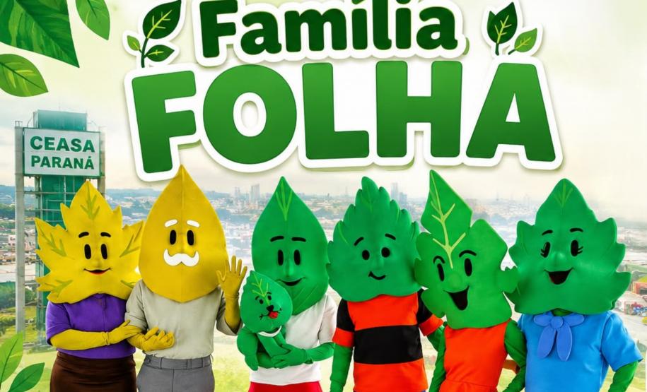 Ceasa Curitiba recebe ação do Projeto Um Milhão de Árvores, com a distribuição de mil mudas e a presença da Família Folha