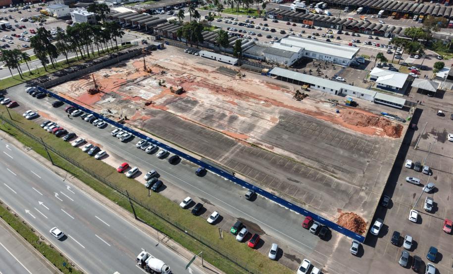 Ceasa Curitiba avança nas obras do novo Mercado de Flores com início das fundações