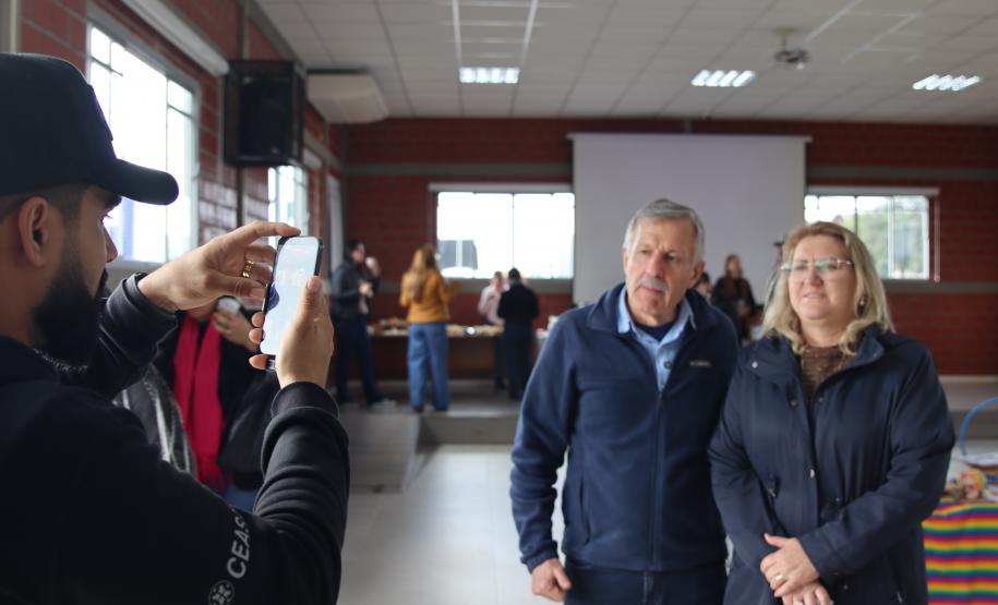 Ação de saúde na Ceasa Curitiba imuniza mais de 300 pessoas contra a gripe.