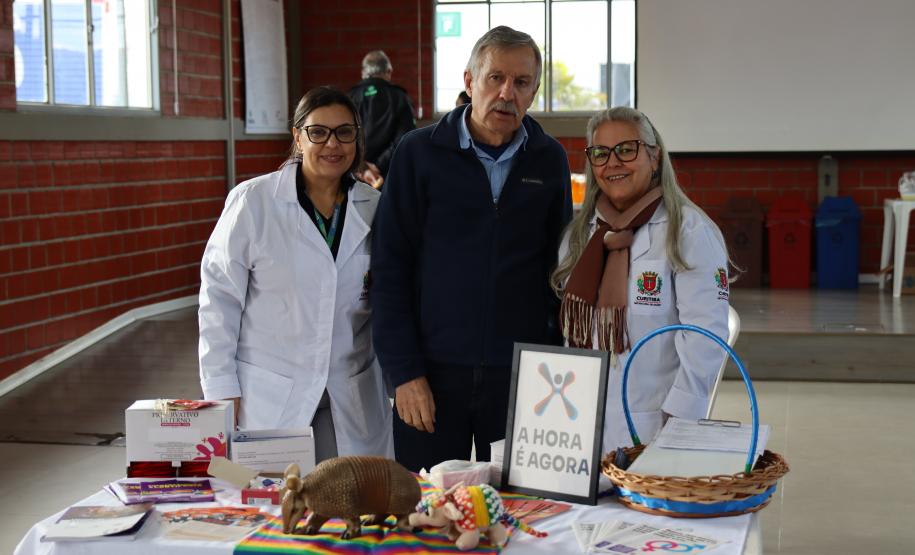 Ação de saúde na Ceasa Curitiba imuniza mais de 300 pessoas contra a gripe.
