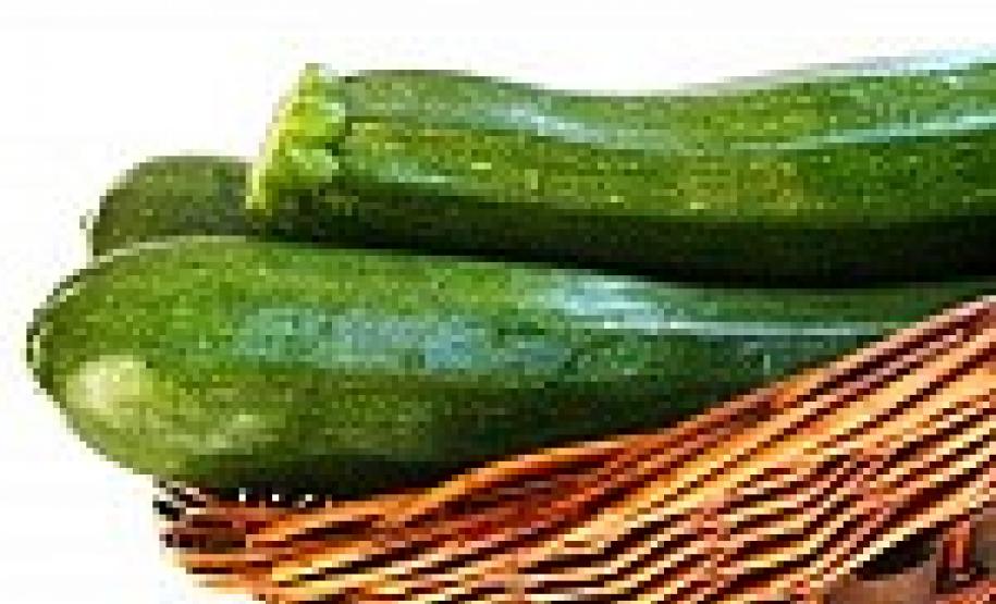 Abobrinha verde com boa oferta