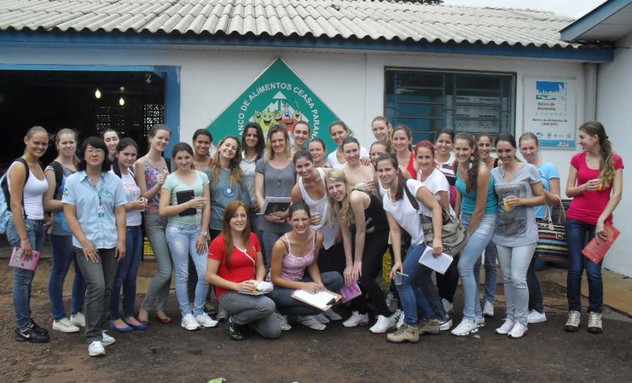 Visita ao Banco de Alimentos de Cascavel